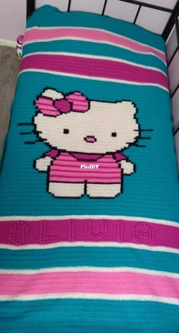 Large blanket Hello Kitty