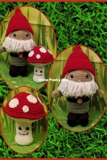 Kellis Kreations - Kelli Jos Newcome - JJ and Pals Gnome Outfit and Mushroom Buddy