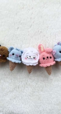 Dream Crafts by Milia - Yarns and Hooks - Milia229 - Emilia Tan - BT 21 Ice Cream