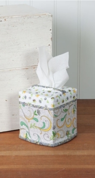 Connecting Threads - Susan Terpin - Blooming Tissue Box Covers - Free