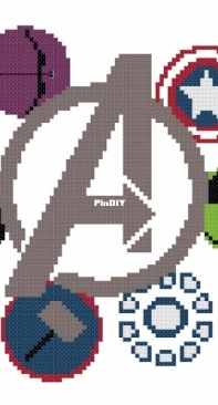 XstitchMania2 - Marvel Avengers - Avengers Logo