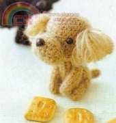 Pudel amigurumi dog in Russian- Free