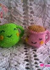 Zan Crochet - Zan Merry - Amigurumi Cup of Coffee - Free