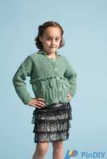 Tulips Cardigan by Julie Weisenberger free