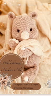 Darina Handmade - Natalia Krieger - Rhino Nila - Nashorn Nila - German