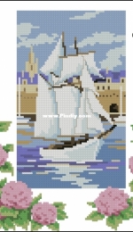 Sea, Seagulls and Hortensias PCS