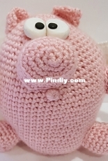 Chord Clan Designs - Jordanna Chord - No Left Overs Amigurumi Pig Crochet Pattern - Free