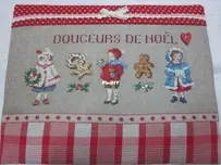Souvenirs Brodes Douceurs de Noël/Christmas Sweets PCS