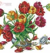 Чудесная игла /Magic Needle 40-30 Bouquet of Tulips