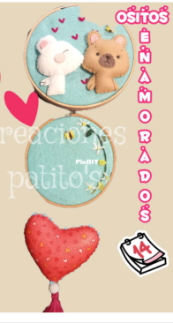 Ositos Enamorados - Claudia Sanchez Yeo - Creationes Patito's - Portuguese - Free