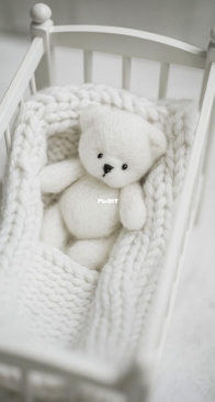 Mini Bear Toy - Knittingfunsy