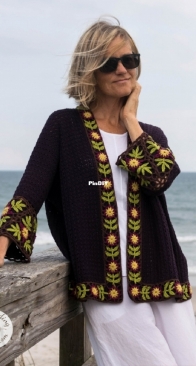 Outstanding Crochet - Natalia Kononova - Wide Sleeve Maua Cardigan