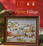 Winter Village from Cross Stitch & Needlework January 2011