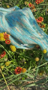 Outer Banks Long Line Shawl by Deanna McManus-Free