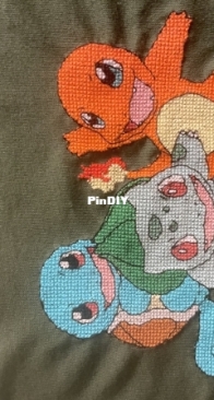 Bulbasaur, Charmander and Squirtle from Maria Diaz for David and Charles