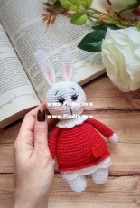 Y ammi art - Crocheted Bunny - Russian - Free