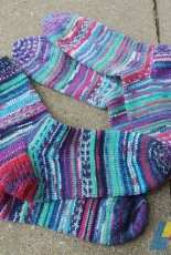 Change it Up II Socks by Denise Bein Kroll/Purple Pansy Designs-Free