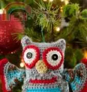 Red Heart-LW2651-Hoot Owl Ornament