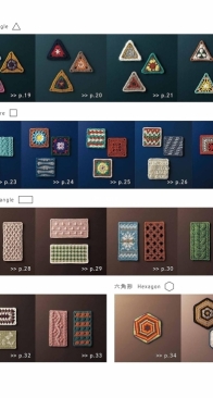 Fun combinations! Crochet patchwork crochet Japanese