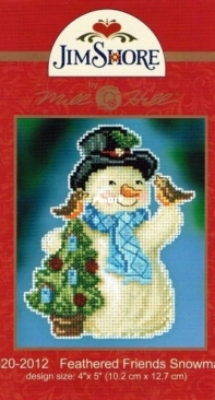 Mill Hill - Jim Shore JS20-2012 Feathered Friends Snowman XSD