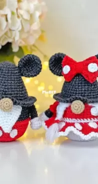 Funny Rabbit Toys - Toys Master - Lyubov Volkova - Mickey and Minnie Mouse Gnomes