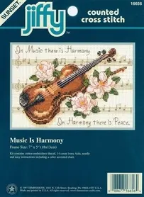Dimensions Sunset Jiffy 16656 Music Is Harmony