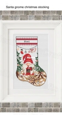 Neni Design Craft - Santa Gnome Christmas Stocking XSD