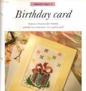 Discovering Needle Craft Embroidery Project 42 Birthday Card
