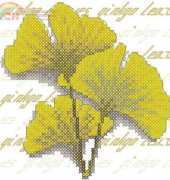 Cross Design S7050  - Ginkgo Leaf