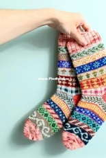Advent Socks 2019 by Natalie Sheldon-Free
