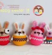 Butter Bear Made - Butterbearmade - Ahmaymet - May Ahmaymet - Easter Bunny-Eggs Gang