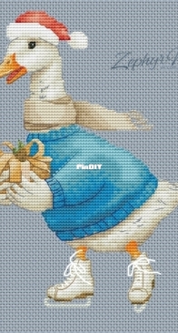Marshmallow Witch - Christmas Goose by Asya Pristavova XSD