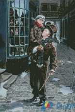 HAED HAEDEM 153 Bob Cratchit and Tiny Timby Dean Morrissey