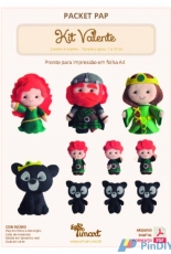 Timart - Packet Pap - Brave kit - Felt - Portuguese