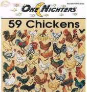Jeanette Crews Designs One Nighters 456 - 59 Chickens