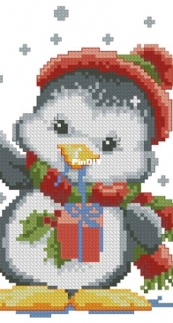 Vervaco 70.424 Christmas penguin XSD