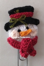 snowman bookmark