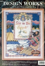 Design Works Crafts 9674 Spirit of the Season by Joan Elliott XSD