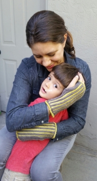 Switchcraft Fingerless Gloves/Mitts by Victoria Light-Free