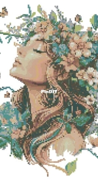 Woman with flowers by AGVbaby XSD