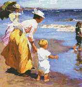Artecy Cross Stitch - At the Beach Painting
