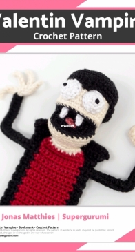 Supergurumi - Jonas Matthies - Valentin Vampire - Valentin Vampir - Valentin el Vampiro - English-Dutch-Spanish