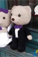 LIL’ WEDDING BEARS - by Rachel H from Little Yarn Friends