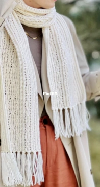 Crochet together - Svetlana Kochkina - Светлана Кочкина - Chains Scarf -  Шарф Цепи - Russian