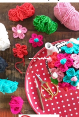 By Claire and Bea - Tea cozy with flowers - Dutch - Free