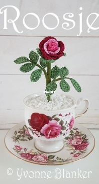 Yvonnes Crochet Art - Yvonne Blanker - Little Rose - Roosje - Dutch