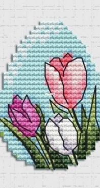 Chili Stitch - Blooming Easter by Ekaterina Perchenko