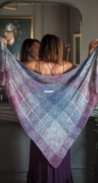 Effervescent Shawl by Kaja Pinter - Expression Fiber Arts - Free