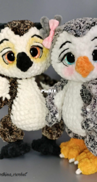 Yagodkina_crochet - Yagodkina Victoria - Little Owl U-hoo - English Translated