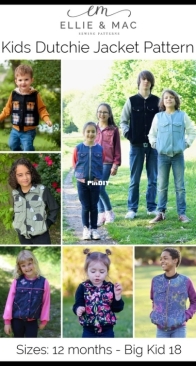 Ellie and Mac - Dutchie Jacket - Sizes 12 Months - 18 Years